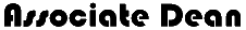 Associate Dean